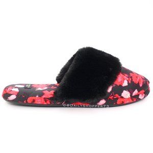 Victoria's Secret Women's Floral Signature Satin Slippers
